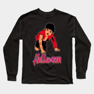 Halloween Zombie Kid Long Sleeve T-Shirt